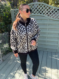 Leopard print cardigan