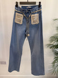 Petite cross HEART jeans