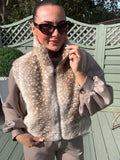 Beige BAMBI waistcoat
