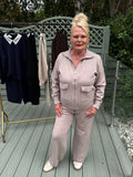 Soft knit 2 pocket zip tracksuit