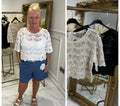 CROCHET sequin top