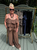 Ruffle “MARNIE ” trouser set