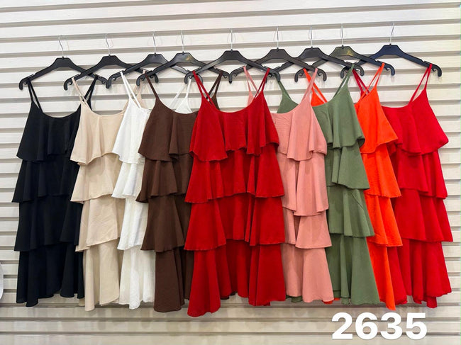 RUBY ruffle dress 8-14