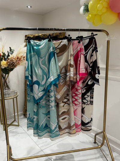 PUCCI satin top & trousers
