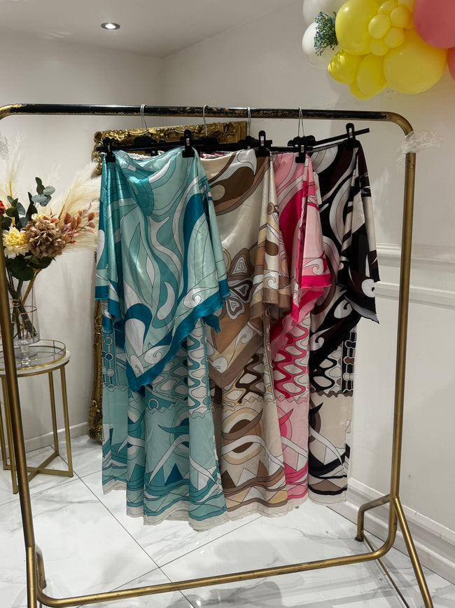PUCCI satin top & trousers