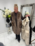 Faux fur ELLIE waistcoat