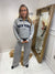 Grey NEW YORK zip tracksuit