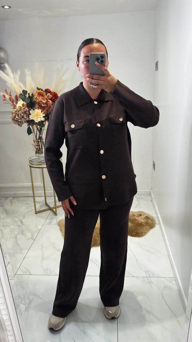 Gold button CASEY tracksuit