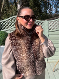 Brown BAMBI waistcoat