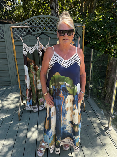 Satin SANTORIA dress
