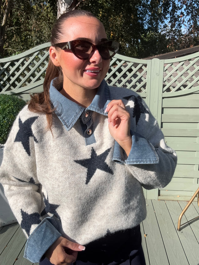 Denim STAR jumper