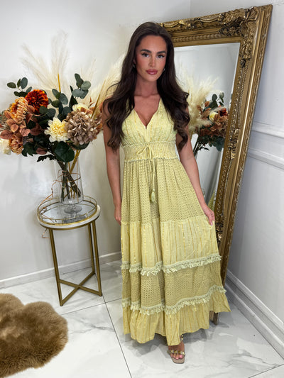 Long BOHO maxi dress