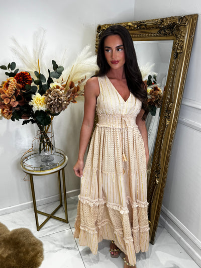 Long BOHO maxi dress