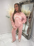 NEW YORK ruched arm tracksuit