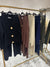 Long sleeve gold button cardigan set