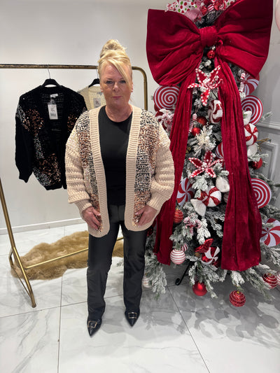 Sequin Sapphire cardigan