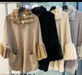 Faux fur NATALIE cardigan