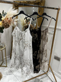 Printed GOLD LEAF dress 10-16