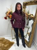 Plain button lightweight jacket
