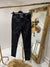 Black PVC jeans