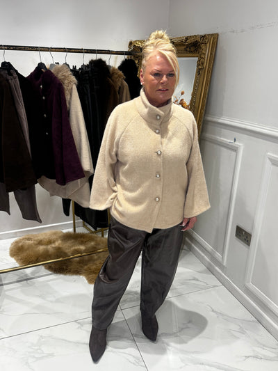 Gold button cardigan