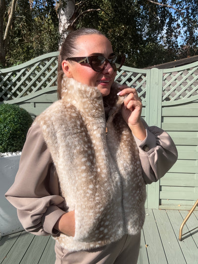 Beige BAMBI waistcoat