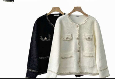 CINDERELLA pearl cardigan