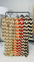 Zig zag knitted dress