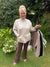 Faux fur pocket jumper