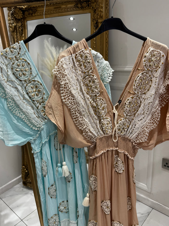 Sequin BOHO maxi dress
