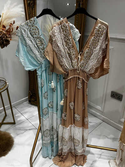 Sequin BOHO maxi dress
