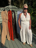 Halter neck jumpsuit