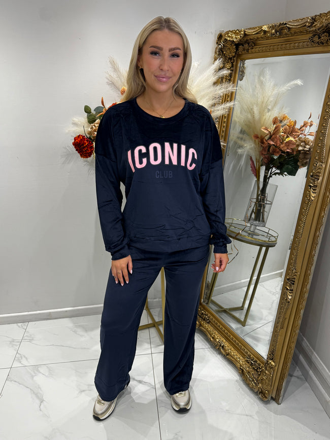 Velour “ICONIC” club tracksuit