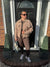 Tan Boucle 2 pocket jacket