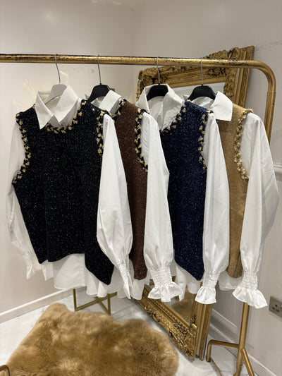 Sequin tank top/shirt