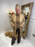 Faux fur cuff cardigan