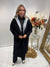 Black trenchcoat with hood