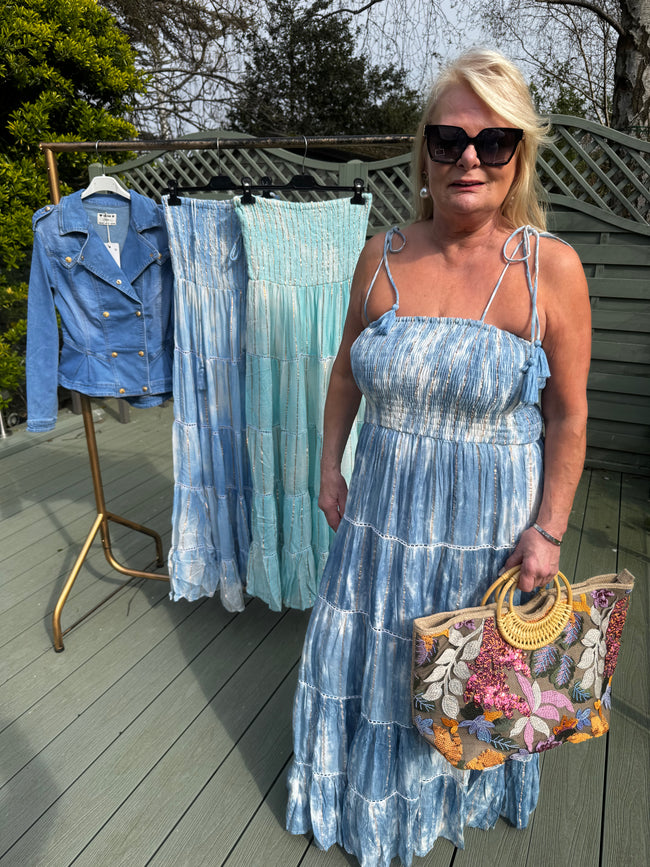 Tie dye MAXI DRESS