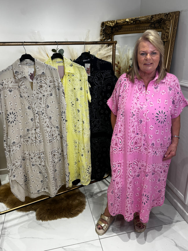 PAISLEY collar dress