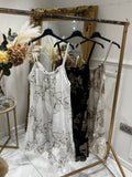 Printed GOLD LEAF dress 10-16