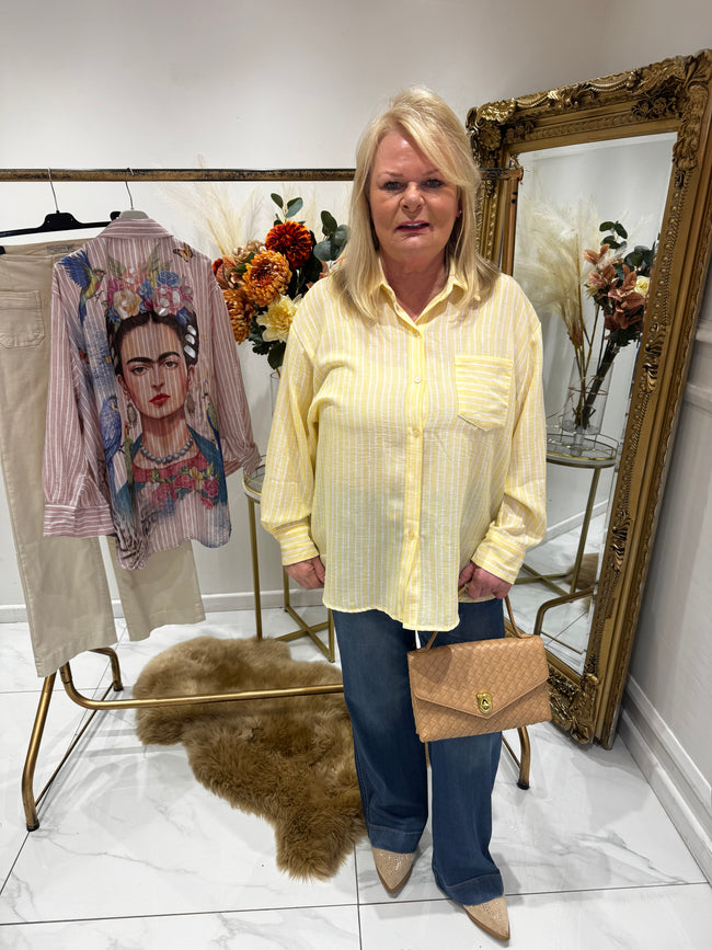 Fredar printstripe SHIRT