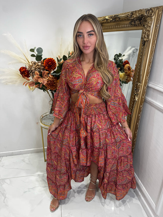 PAISLEY RARA skirt set
