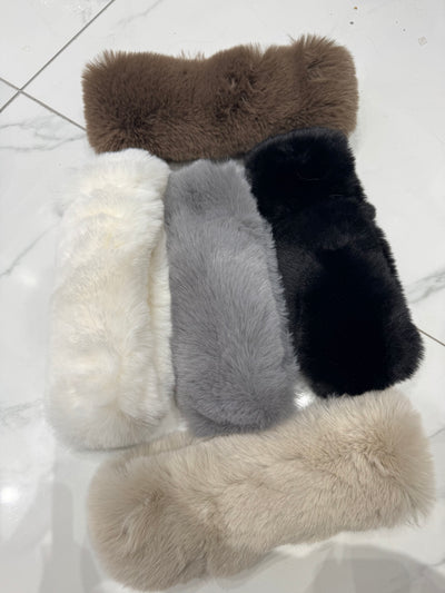 Faux fur headbands
