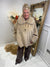 Faux fur collar jacket