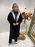 Black trenchcoat with hood