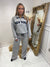 Grey NEW YORK zip tracksuit