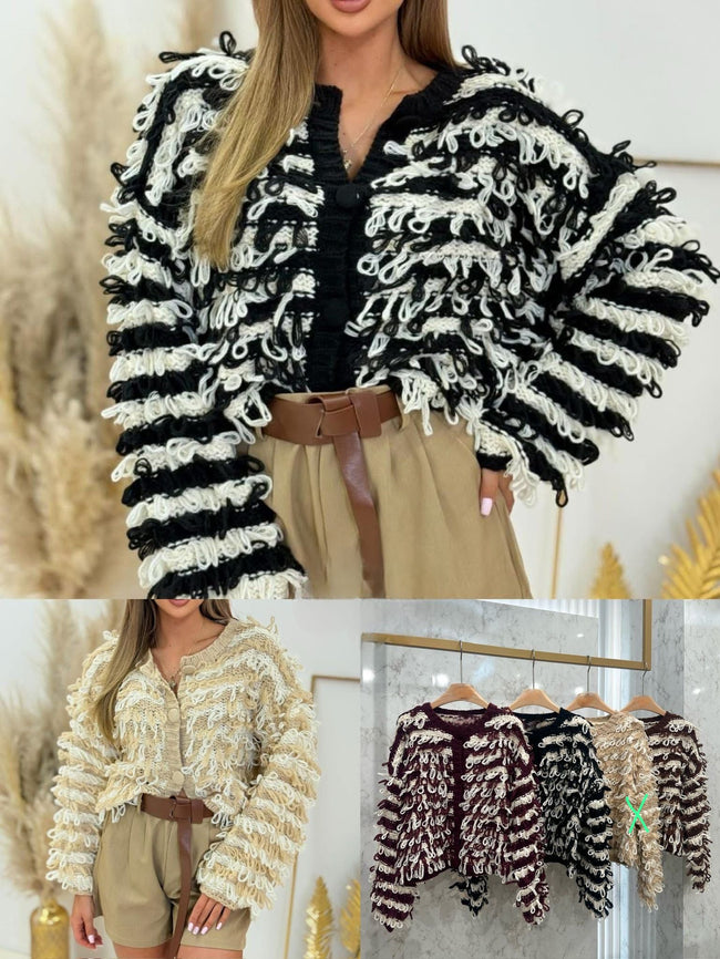 Loopy cardigans