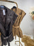 Padded belted waistcoat