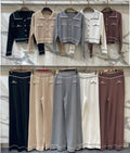 MARIE  cardigan and trouser set