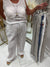 Lining crochet pocket trousers